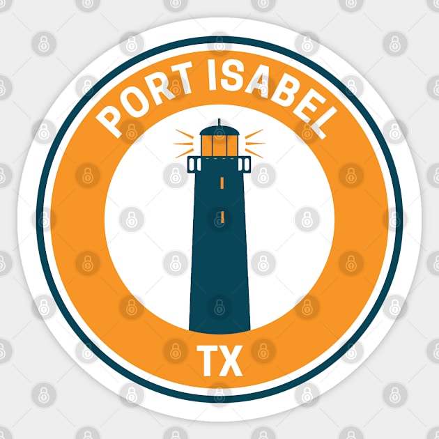 Vintage Port Isabel Texas Sticker by fearcity